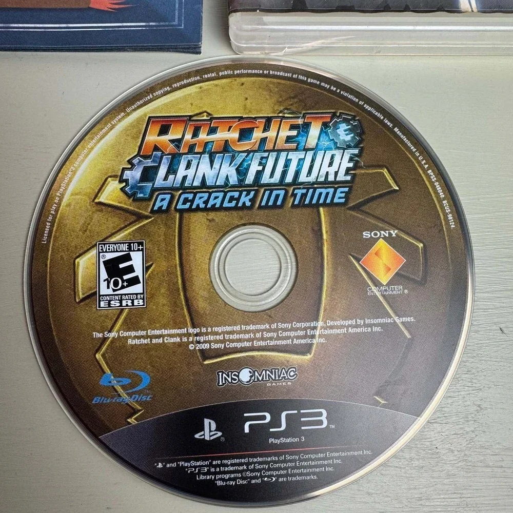 Sony Ratchet & Clank Future A Crack in Time PS3 CIB Action Platformer Game - Picture 2 of 8